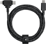 Native Union Belt Cable Duo Pro 240W (USB-C to USB-C & Lightning) Latauskaapeli