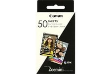 Papier d'impression Canon Pack 50 feuilles de papier photo Canon ZINK pour Zoemini