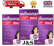 Vitabiotics Wellwoman Max 84x Capsules/Tablets Health Vitality (3 Pack)