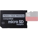 New Memory Stick Adapter Micro SD to Stick PRO Duo 64GB for PSP 1000 2000 3000