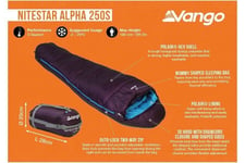 Short Petite Mummy Sleeping Bag With Foot Warmer Vango Nitestar Alpha 250S DofE