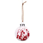 8cm Christmas Decoration Transparent Ball Party Supplies Decor A