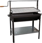 ALPI 255375 Barbecue Grille 60 x 50 x 115 cm, Noir et Gris