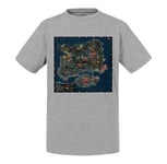 T-Shirt Enfant Pubg Map Playerunknown's Battlegrounds Gamer