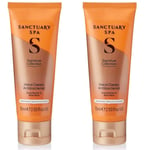 2 X Sanctuary Spa Antibacterial Hand Cream 75ml Shea & Aloe Vegan Cruelty Free