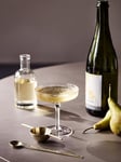 Ferm Living - Ripple Champagne Saucers (set of 2) - Clear