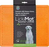 LICKI MAT - Slikkemåtte - Soother Xl Orange 30,5X25,5Cm
