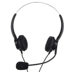 Call Center Headset 3.5mm Computer Phone Headset With Mic For Web Seminars O FST
