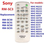RM-SC3 NOUVELLE télécommande pour RM-SC30 RM-SC31RM-SC50 RM-SC55 Pour SONY CD HIFI Système Audio MHC-RG222 MHC-RG221 MHC-RG222 MH