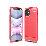 Apple iPhone 12 Mini Carbon Fibre Case Red