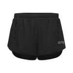 GORE WEAR Men's Running Shorts, Split Shorts, Black, XXL
