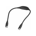 Halsläslampa, 4 LED 3 färger uppladdningsbar läslampa, ögonskydd, boklampa med extra lång flexibel vikarm, lämplig för läsning