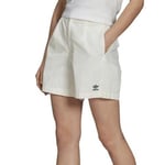 Adidas Originals Womens Shorts Original White L Large 34" Waist UK 18