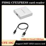 USB3.1 GEN 2 10Gbps Card Reader for Z6/Z7 1DX3 Cameras Card Z2R18893