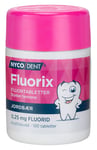 Nycodent Fluorix Jordbær 0,25 mg 100stk