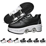 qmj Patin a Roulette Roller Femme Basket Roller Retractable Patin a  Roulette Fille Reglable Chaussure Roller Roller Shoes Kickroller  Chaussure,White-EU39/UK5.5 : : Sports et Loisirs