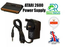 ATARI 2600 Woody Power Supply UK Plug - 9V 1A AC DC