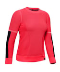 Under Armour IntelliKnit Sweatshirt Neon Jumper - Womens - Pink Textile - Size X-Large
