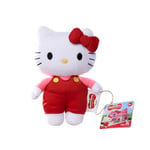 Simba Peluche Hello Kitty 20 cm - Hello Kitty Super Style 4 modèles, Licence Officielle, Authentique, 1 unité de manière aléatoire, Convient à Tous Les âges (109280150)