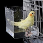Fågelbad Hängande Fågelbadskål Transparent Akryl Fågel