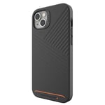 Gear4 iPhone 14 Plus (6.7) Denali Snap Case - Black Ultimate Impact Protection with Extra D3O Reinforced Backplate & Frame - Slim Design - Antimicrobial Treatment