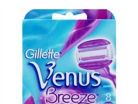 Gillette Venus Breeze Replacement Shaving Blades 8 Pieces