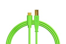 USB-C > USB-B Cable 1.5m Neon Green