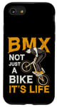 Coque pour iPhone SE (2020) / 7 / 8 Le BMX n'est pas qu'un vélo, c'est la vie Bicycle Cycling Extreme BMX