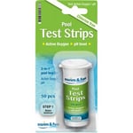 Vattentest/stickor pool test strips ph/active oxygen 50 stk