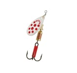 Spinner MEPPS COMET-5 11,0g silver/röda prickar