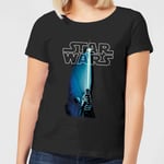 T-Shirt Femme Sabre Laser Star Wars Classic - Noir - L