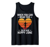 Retro Jumping Rope Youre In My Hoppy Zone Jump Rope Skipping Tank Top
