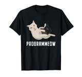 Funny Programmer Programming Coding Computer Nerd Geek Cat T-Shirt