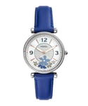 Fossil Carlie WoMens Blue Watch ES5188 Leather (archived) - One Size