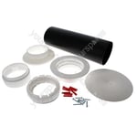 Wall Window Vent Kit for Creda/Hotpoint/Indesit Tumble Dryers and Spin Dryers