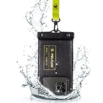 Pelican Marine - IP68 Waterproof Phone Pouch (Regular Size) - Floating Waterproof Phone Case For iPhone 14 Pro Max/ 13 Pro Max/ 12 Pro Max/ 11/ S22 Ultra - Detachable Lanyard - Black/Yellow