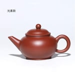 YUXINXIN Big Red teapot ore Pure Hand-Painted Clay Pot The Ball Horizontally Kong Gongfu teapot (Color : Light Board)