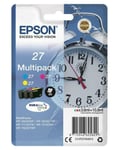 Original Epson 27 Multipack 3 Ink Cartridges, WorkForce WF-7720TWF C13T27054012