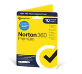 Norton 360 Premium + Utilities Ultimate 2024 10 Device 1 Year  Delivery by POST
