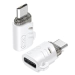 XO USB-adapter USB-C til microUSB - Hvid