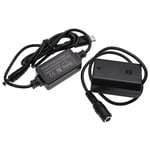 vhbw Alimentation USB compatible avec Sony Alpha 7c, 7 IV, 1, 7R IIIA, 6700 appareil photo - Coupleur DC (replacement pour Sony NP-FZ100) - 2m