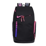 NIKES NIKES stor ryggsäck basket elite luftkudde ryggsäck resväska tränings fritidssportväska fitn Black rose red