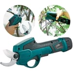 Electric Pruning Shears Garden Tools Tree-Shaped Cordless Pruning Shears Branch Cutting Mower Mower Grafting Tool Carbon Steel Electric Scissors Cutting Diameter 25Mm
