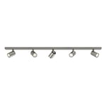 Astro Ascoli Five Bar Dimmable Indoor Spotlight (Matt Nickel), GU10 Lamp, Designed in Britain - 1286061 - 3 Years Guarantee