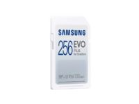 Samsung EVO Plus, 256 GB, SDXC, UHS-I, 130 MB/s, Class 3 (U3), V30