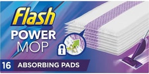 Power Mop Refills with 16 Pads Floor Cleaning Absorbing Lock Home Surface Pad M
