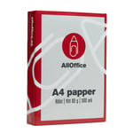 Kopieringspapper AllOffice Hålat A4 80g