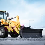 Snöblad 2,5 m, bultat Stora BM-fäste