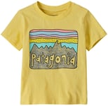 Patagonia Fitz Roy Skies T-Shirt Jrmilled yellow 12-18M