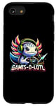Coque pour iPhone SE (2020) / 7 / 8 Games-O-Lotl Axolotl Manette de jeu vidéo